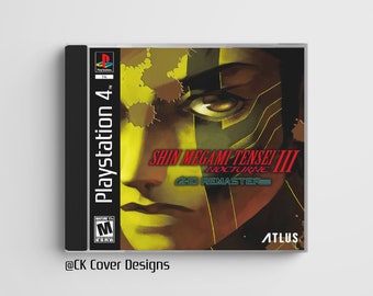 Shin Megami Tensei Nocturne (PS4) custom PS1 inspired jewel case