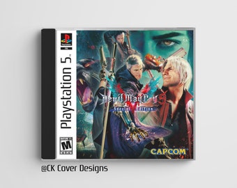 Devil May Cry 5 (PS5) custom PS1 inspired jewel case