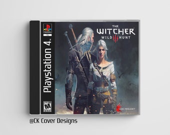 The Witcher 3 (PS4) custom PS1 inspired jewel case