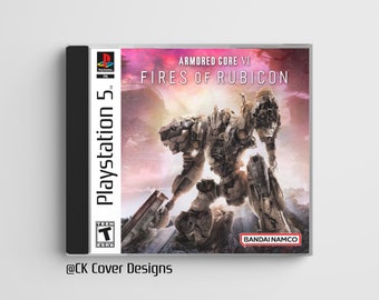 Armored Core VI (PS5) custom PS1 inspired jewel case