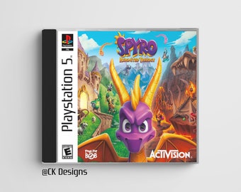 Jaquette Arrière PS1 – Spyro 3 Year Of The Dragon – Sony PlayStation 1