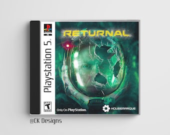 Returnal (PS5) custom PS1 inspired jewel case