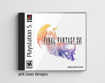 Boîtier personnalisé Final Fantasy 16 (PS5) inspiré de la PS1