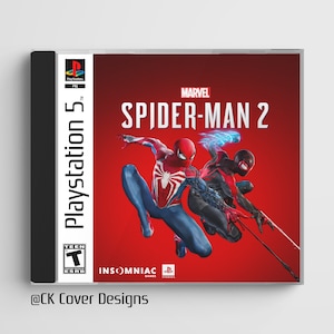 スパイダーマン 2 (PS5) カスタム PS1 風ジュエルケース