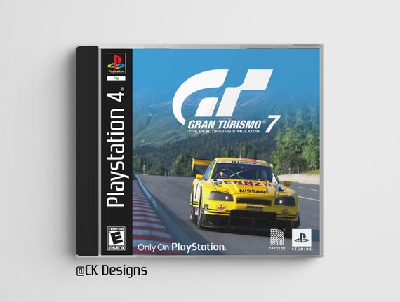 Gran Turismo 7 PS4 Custom PS1 Inspired Jewel Case 