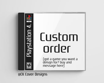 Your bespoke order - custom PS1 inspired jewel case