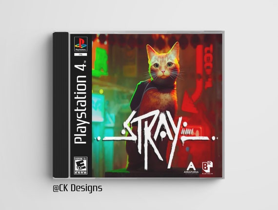 Stray PS4 Custom PS1 Inspired Case 