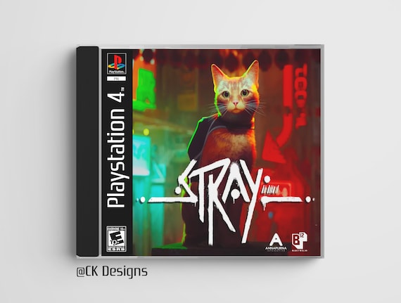 Stray PS4 Custom PS1 Inspired Case 