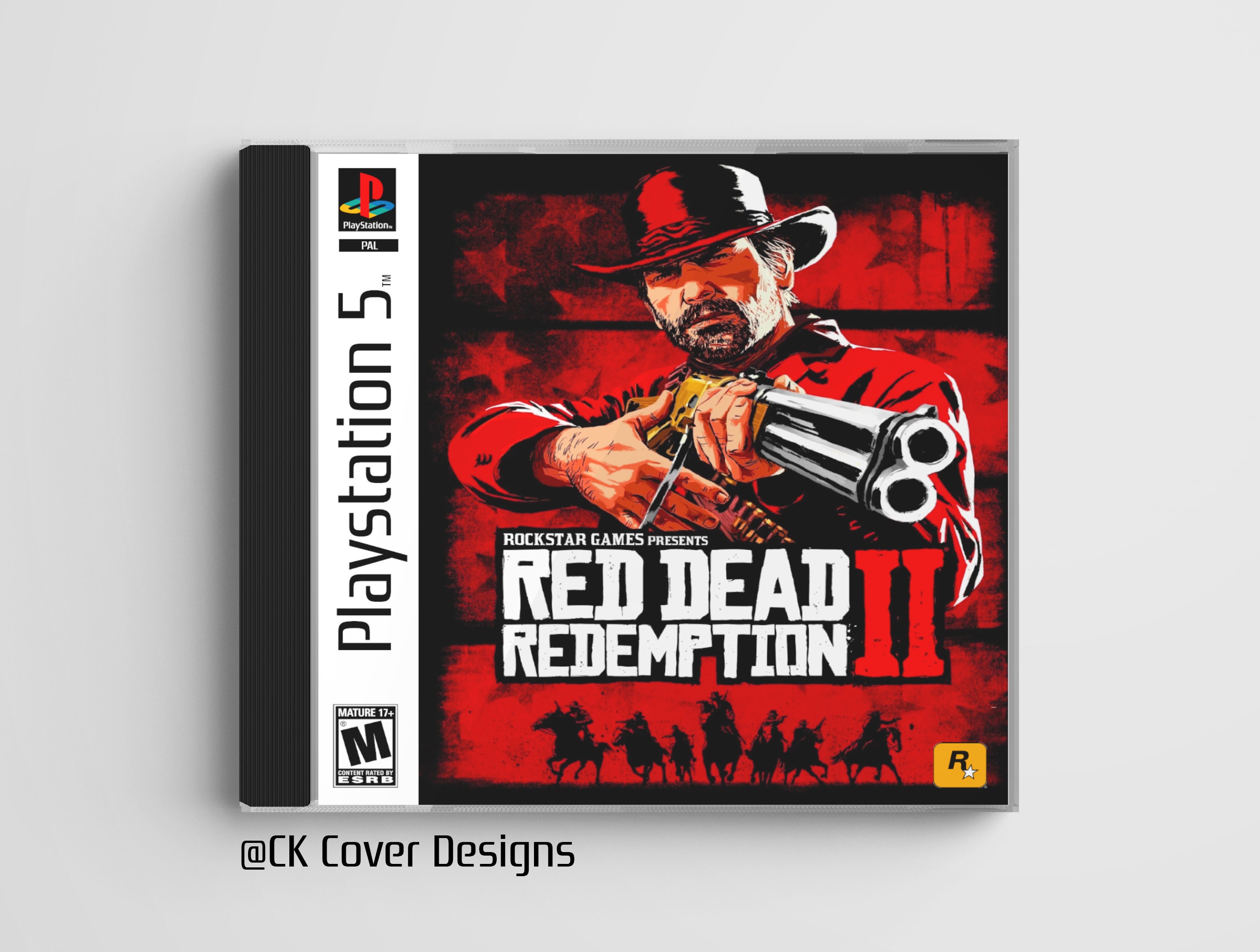 Red Dead Redemption 2 PS5 Custom PS1 Inspired Jewel Case -  Denmark