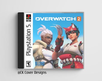 Overwatch 2 (PS5) custom PS1 inspired jewel case