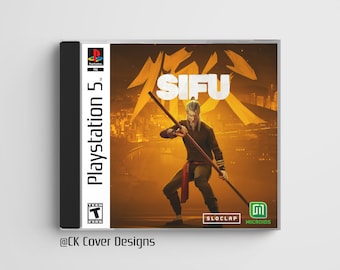 Sifu (PS5) custom PS1 inspired jewel case