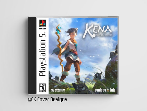 Kena: Bridge of Spirits PS5 Custom PS1 Inspired Jewel Case 