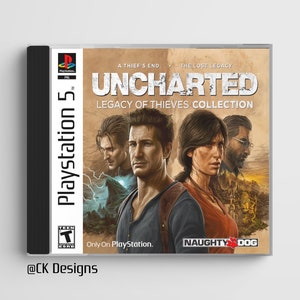 Uncharted: Legacy of Thieves Collection (PS5) custom PS1 inspired jewel case