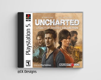 Uncharted: Legacy of Thieves Collection (PS5) custom PS1 inspired jewel case