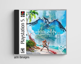 Horizon Forbidden West (PS5) custom PS1 inspired jewel case