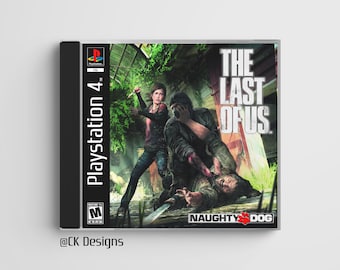 The Last Of Us (PS4) custom PS1 inspired jewel CD case