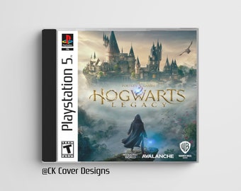 Hogwarts Legacy (PS5) custom PS1 inspired jewel case