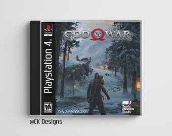God of War (PS4) custom PS1 inspired jewel case