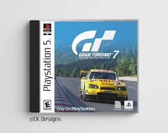 Gran Turismo 7 (PS5) custom PS1 inspired jewel case
