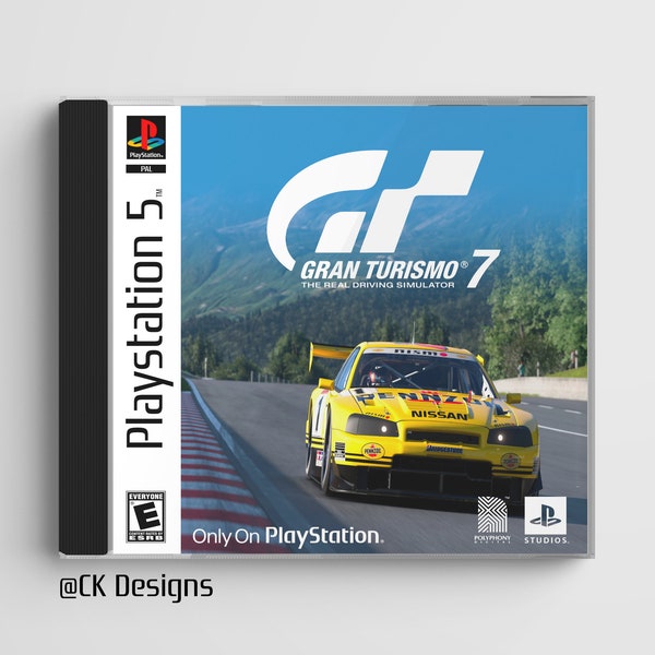 Gran Turismo 7 (PS5) boîtier personnalisé inspiré de la PS1