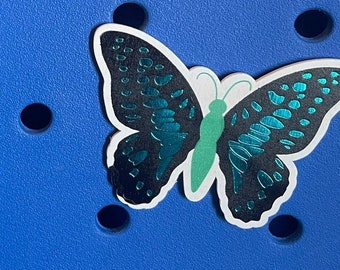Butterfly Bogg Bag Button Charm
