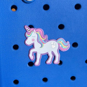 Unicorn Bogg bag button charm