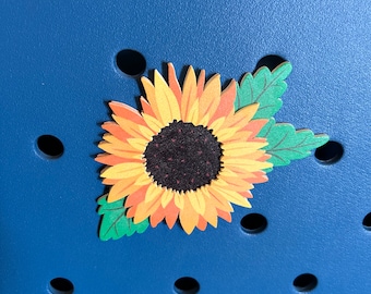 Sunflower Bogg Bag button charm