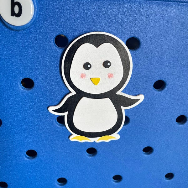 Penguin Bogg Bag button charm
