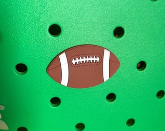 Football Bogg Bag Button Charm