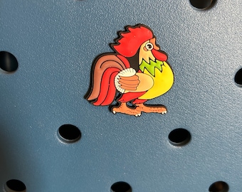 Rooster Bogg bag bit Charm