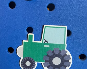 Tractor Bogg bag button charm