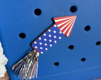 Firecracker Bogg Bag button charm