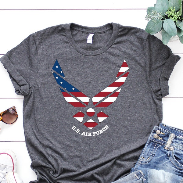 Camiseta de la Fuerza Aérea, Camiseta de graduación de la Fuerza Aérea de EE. UU., Camisetas familiares a juego de la Fuerza Aérea, Regalo del Día del Padre, Regalo del Día de la Madre, Camisetas de soldados