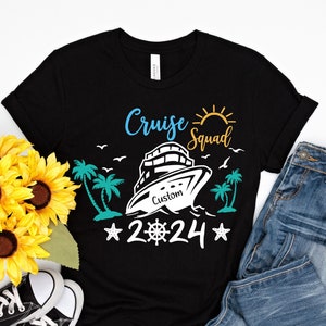 Custom Cruise Squad 2025 Shirt, Cruise Squad Shirt,Custom Cruise Squad Group Shirt for 2025 Season,Custom Family Cruise Shirts,Family Cruise