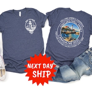 Custom Canada Cruise Shirt, Canada 2025 Family Vacation Tee, Front Back Custom Family Cruise TShirt, Family Matching Group Cruise Trip Tee