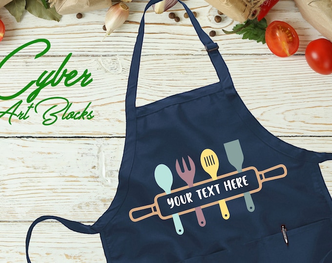 Customized Apron, Baking Apron, Baker Gift, Personalized Gift, Funny Apron For Women and Man, Cute Apron, Printed Apron, Cookie Baker Gift