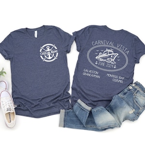 Custom Carnival Cruise Shirt, Custom Cruise TShirt, Front Back Custom Family Cruise Shirts, Family Matching Cruise Shirt, Group Cruise Shirt