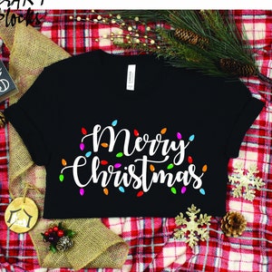 Merry Christmas Shirt, Christmas Lights Shirt, Christmas Shirt, Merry Christmas Shirt, Christmas Gift, Women Christmas Shirt, Holiday Shirt