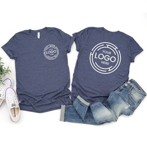 Custom Logo Shirts, Personalized Logo Shirt, Custom Design Shirt, Custom Text Shirt,Your Business Logo or Brand Logo T Shirt,Team Logo Shirt