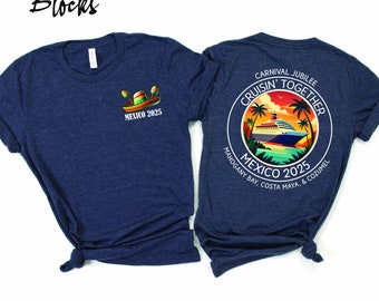 Custom Mexico Cruise Shirt, Mexico Cruise TShirt, Front Back Custom Family Cruise Shirts, Family Matching Cruise Shirt, Group Cruise T Shirt