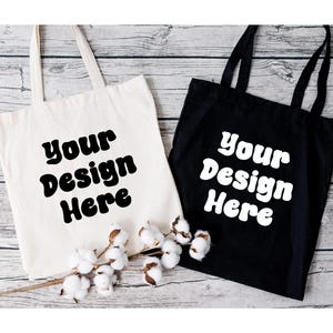 Custom Tote Bags, Personalized Custom Canvas Tote, Corporate Gifts with Business Logo, Customized Tote Bag with Text, Photo Full Color Print