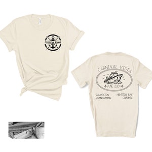 a white t - shirt with a picture of a boat and anchor on it