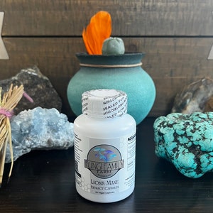 Lions Mane Mushroom Capsules Potent Extract