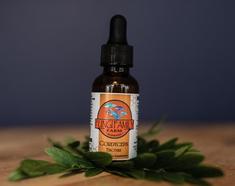 Cordyceps Mushroom Tincture 5x Strength -  - made on MAUI with Love & Aloha