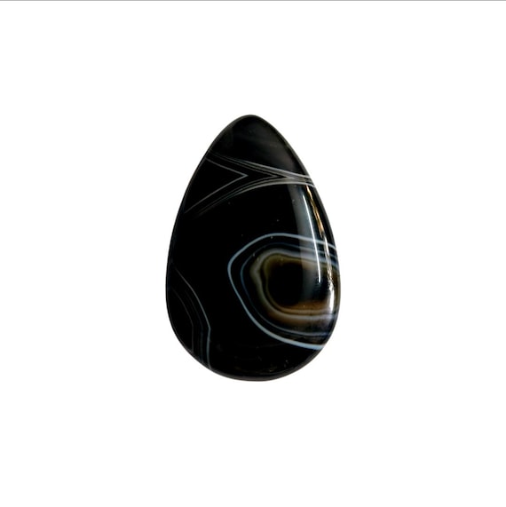 SULEMANI HAKIK Cabochon Gemstone 100% Natural Sulemani Hakik Pear