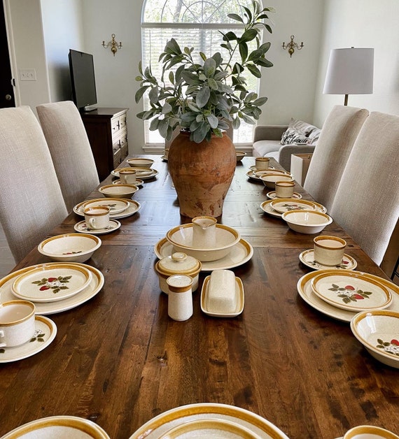 Vintage Mikasa Stone Manor F5800 and Luscious F5809 Dinnerware - Etsy