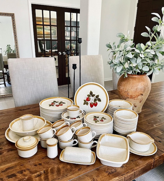 Vintage Mikasa Stone Manor F5800 and Luscious F5809 Dinnerware - Etsy