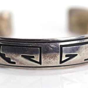 Vintage 925 sterling silver T.BILLY, vintage pattern bracelet, inner length: 16 cm