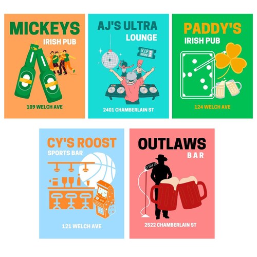 Iowa State Posters Etsy