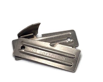 Two Vintage P51 Can Openers: US Military Issue Camping Survival Tool